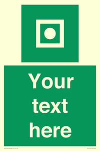 Custom sign safe condition Shipboard general alarm